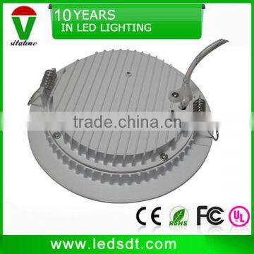 light weight slim 10w warm white led downlight full white from sitatome