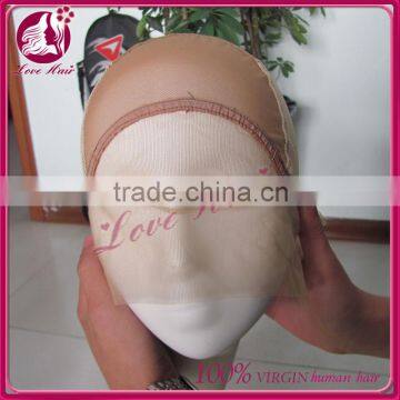 2014 Most Fashionable Human Hair Full Lace Wig Cap photo-2