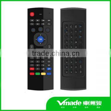 Qwerty keyboard voice function 2.4g air mouse for android tv box