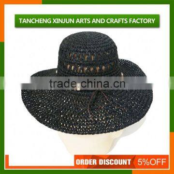 Best Quality Girl Beach Straw Floppy Hat photo-2