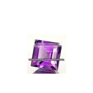 Synthetic Dark Purple Amethyst Cubic Stone, Amethyst Cut Stone, Charming Radiant Cut Synthetic Amethyst Loose Stone