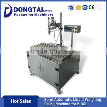 Semi Automatic 50L Brake Oil Filling Machine High Accuracy Fast In Speed