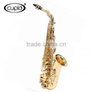 Stock product Chinese cheap Professional Gold Lacquer alto sax Alto saxophone with case