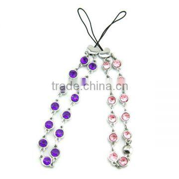 2014 Wholesale Fashion Crystal Mobile Phone Straps