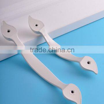 Industrial White Red Amber Color Leaf Shape Furniture Zinc Alloy Handle Window Handles and Knob photo-5