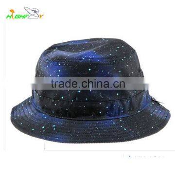 New stylish brand space sublimation print custom designed fisherman bucket hat