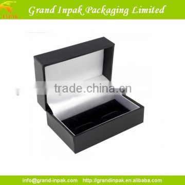 Cheap plastic cufflink display box for men