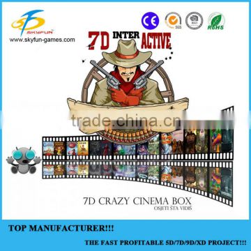 6 dof plataforma de movimento/simulator 5d cinema motion ride for sale