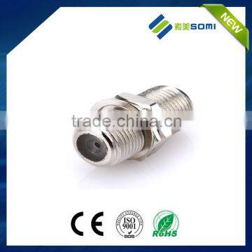 Good quality and function 75 ohm double f female F connector