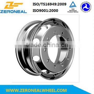 forged aluminium alloy wheel 8.25x22.5