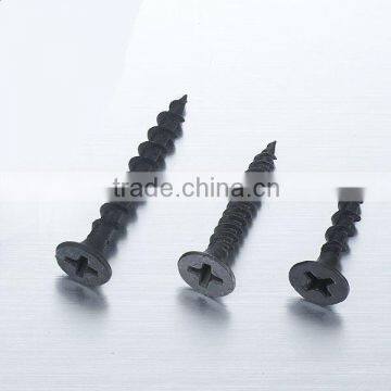 Drywall screw black phosphated