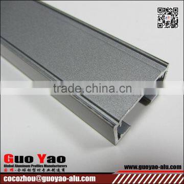 6063 T5 Natural Aluminum Anodizing Profile From GuoYao Aluminum Supplier