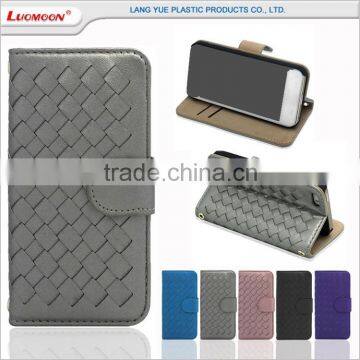 woven pattern leather mobile cell phone case for lenovo A6000/A6010 A7000/PLUS A2010 A5000 A319 Z90/VIBE A7010/K4 NOTE