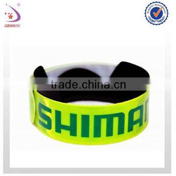 ARM SLAP STRAP BANDS - REFLECTIVE SAFETY BAND FLUORESCENT