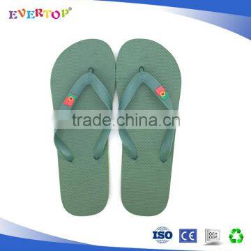 2016 Simple Design Top Classic Flag Logo Without Print Rubber Flip Flops