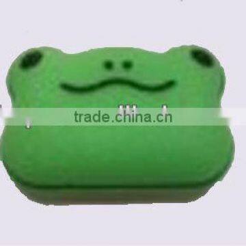 frog toy kitchen cleaning sponge for child