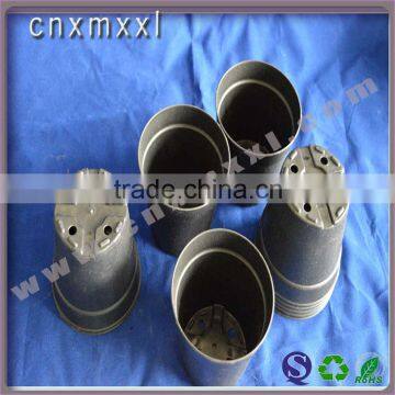 black plastic Soft flower pots with 25cm Dia for sale planter