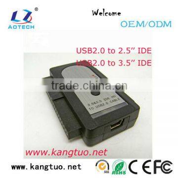 Custom design 2.5''/3.5'' usb2.0 sata to usb adapter