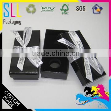 high quality unique black manufacture custom paper gift box