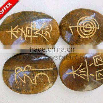 GREAT TIGER EYE REIKI OVAL SET