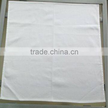 Cotton satin napkin, wedding banquet table napkin white