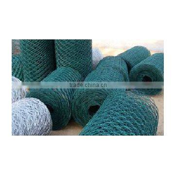 PVC Wire Hexagonal Green Gabion Mesh