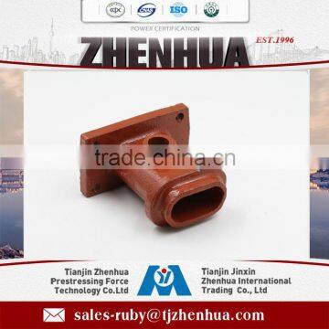 Prestressed ARC Flat Tensioning Building Construction Bearing Plate for 15.24 PC Strand