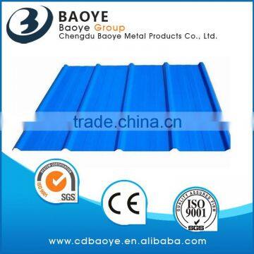 Sea blue colored 4x8 galvanized corrugated steel sheet made by China