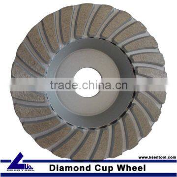 Diamond wheel for polishing granite