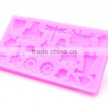 Insects shape silicone fondant mold cake mold insects fondant mold