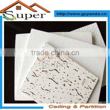 Vinyl Coated Gypsum Ceiling Tiles