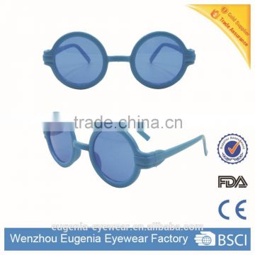 Latest novelty designer small cool round kids sunglasses