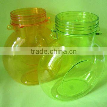 2014 New PCTG Trian Lemon Plastic Water Bottle for Fruit Juice Drinking BPA Free