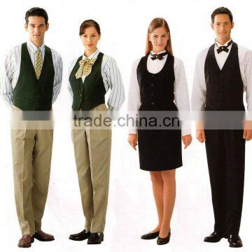 HOT selled beautiful design restaurant receptionest uniform