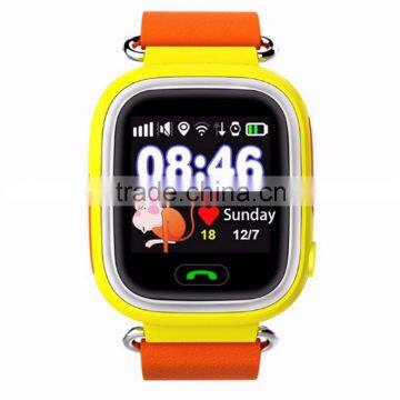1.22 Inch Color Display Baby Smart Watch Q90 Q100 Anti-lost WIFI SOS Wrist Watch Gps Tracking Device for Kids With Touch Screen