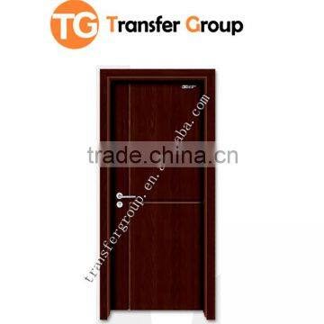 New style PVC bathroom door MDF wooden interior door