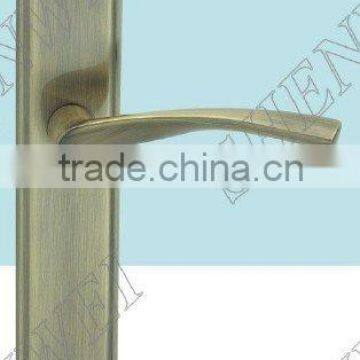 211-336 AB zinc door handle on plate