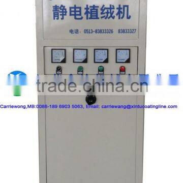 Hot sale Electrostatic Flocking Machine in Logo Printing production line