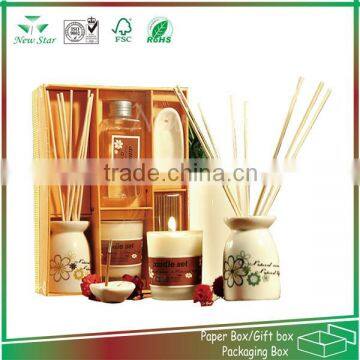 shenzhen delicate gift rectangle paper candle box packaging