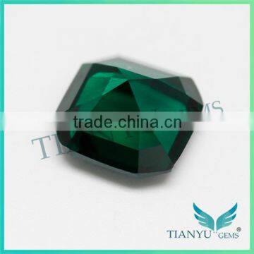 1 Carat Emerald 6.5x6.5 mm Emerald Cut Synthetic Emeralds for Sale photo-4