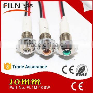 Solar Water Heater LED Indicator Snap Acting 10mm Mini Signal Light photo-4