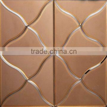 ultra clear beveled edge mirror tile