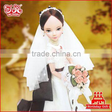 11'' or 11.5'' Gorgeous Fashion Wedding Bride Doll Dress