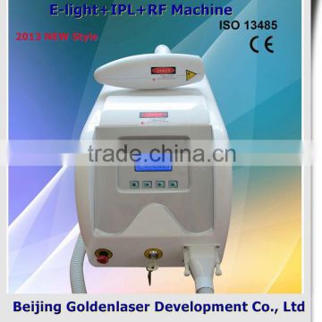 2013 Exporter E-light+IPL+RF machine elite epilation machine weight loss 2013 skin scrubber ultrasonic peeling beauty machine