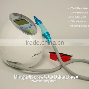 Naevus Of Ito Removal Home Q-Switch Vascular Tumours Treatment Laser Pigment Removal Tattoo Removal Machine