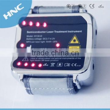 2014 new invention product Diabetes portable equipment Hot selling LLLT Ischemic Treatment Instrument Laser watch