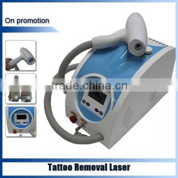 Portable 1064nm&532nm Qswitch Nd YAG laser tattoo removal system for Skin Rejuvenation CE