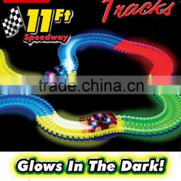 Magic Tracks AS SEEN ON TV NewFantastic magic track,car toy,glows in dark,children's favor