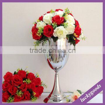 LDJ543 Short Silver Metal Flower Arrangement Stands photo-2