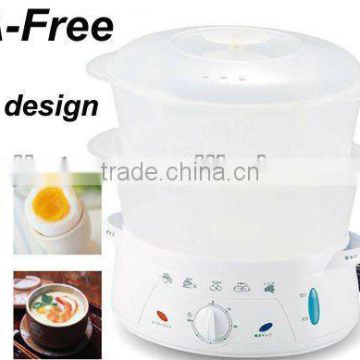 BPA free electrical food steamer steam cooker